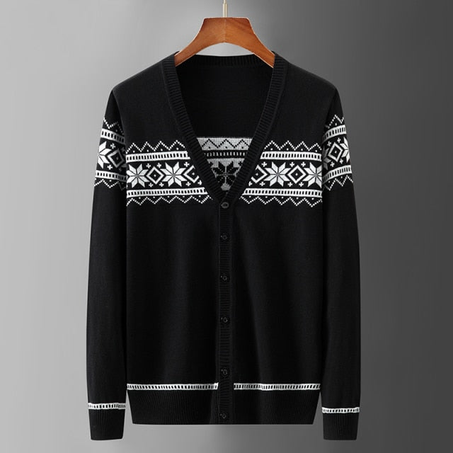 Valkid Plaid Knitted Cardigan