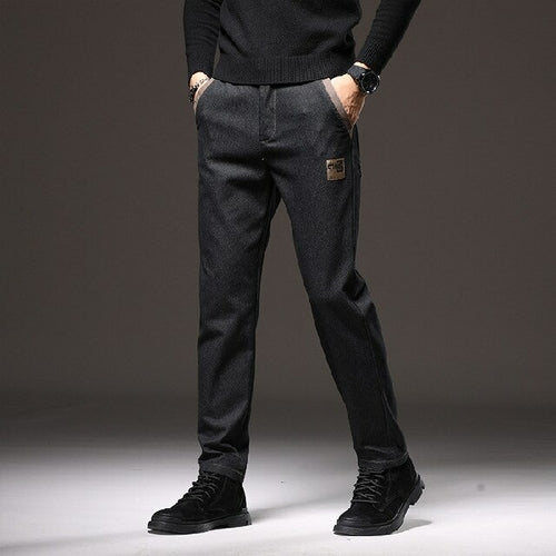 Slim Fit Cargo Denim Pants
